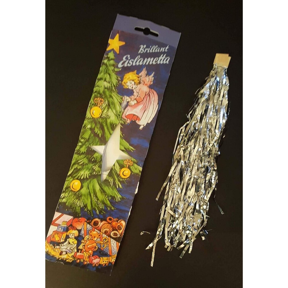 Vintage Style Brilliant Eislametta Foil Tinsel German Lametta Tinsel Icicles